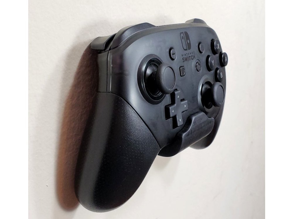 Nintendo Switch Pro Controller Wall Mount Accessory Mountable Gamepad Holder