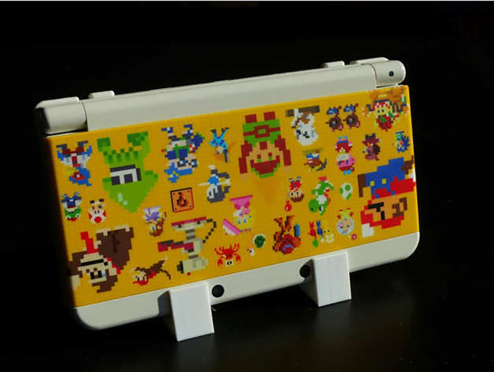 Nintendo New 3DS Handheld Console Vertical Display Stand Low Profile Portable System Case