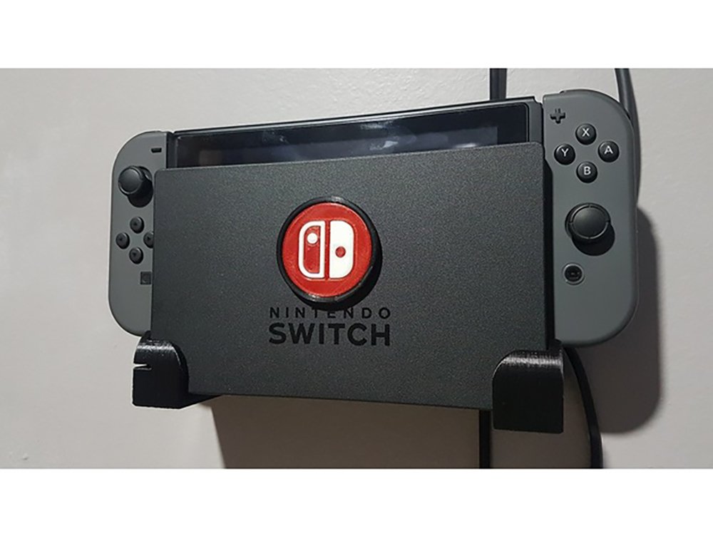 Nintendo Switch Wall Mounting Brackets Console Mountable System Case Stand