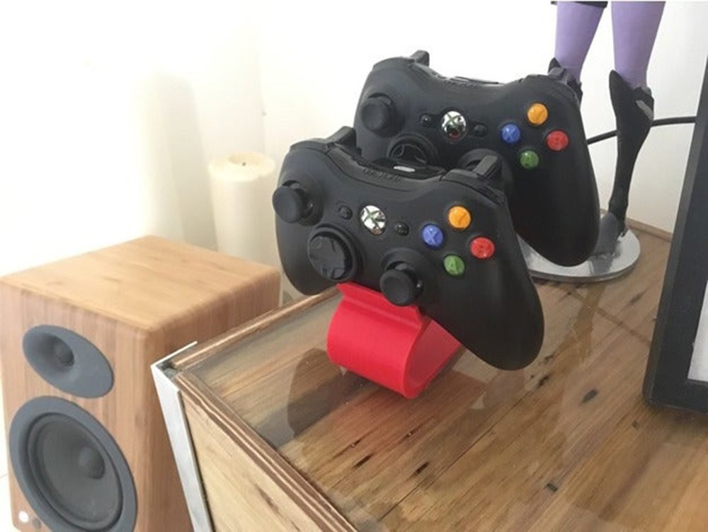 Microsoft Xbox One & Xbox 360 Dual Controller Stand Twin Gamepad Holder Display